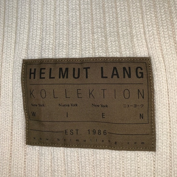 Helmut Lang Wool Cotton Ribbed Sweater - Picture 3 of 3